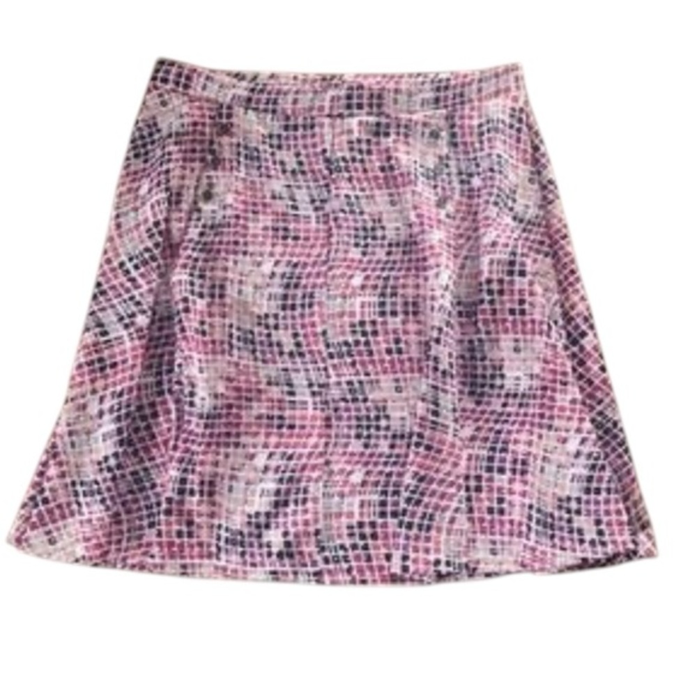 Penningtons A-Line Mosaic Midi Skirt with Pockets Women’s Size 4X‎
